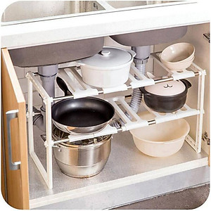 Kệ 2 tầng để đồ nhà bếp đa năng
