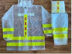 Áo Mưa Bộ (CSGT) Cảnh Sát Giao Thông, Có Phản Quang Trong Suốt