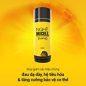 Combo 02 Hộp Nghệ Micell Adiva (30 viên/hộp)- Hỗ Trợ Các Vấn Đề Về Đau Bao Tử, Dạ Dày