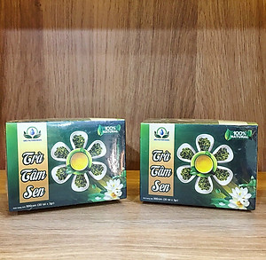 Đặc Sản Đồng Tháp - Trà tâm sen hộp 30 túi lọc 3gram, Tim sen Siêu thị thiên nhiên - OCOP 4 SAO