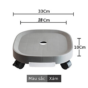 Đế Kê Chậu Cây, Đế Lót Chậu Cây Có Bánh Xe Di Chuyển Đa Năng Và Khay Hứng Nước Tiện Lợi