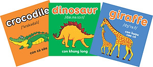 Trọn bộ Thư viện hình ảnh đầu tiên cho bé ( Song Ngữ ) - Hộp 8 cuốn