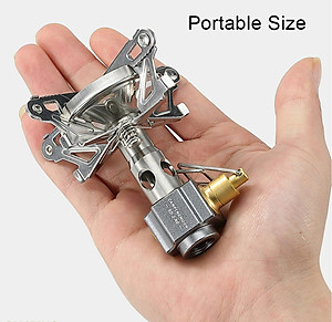 Bếp gas cắm trại mini gấp gọn Campingmoon XD-2F