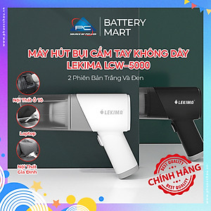 Máy Hút Bụi Ô Tô Cầm Tay Không Dây Mini LEKIMA LCW-5000, Hút Bụi Ô Tô Sofa Giường Nệm Dùng Cho Gia Đình - Hàng Nhập Khẩu