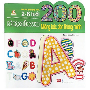 Bộ bóc dán hấp dẫn dành cho bé từ 2-6 tuổi:  Combo 9 Tập 200 Miếng Bóc Dán
