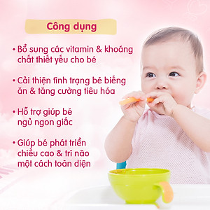 Siro Ăn Ngủ Ngon Cho Bé BobBaby Dân Khang Cải Thiện Chứng Biếng Ăn Giúp Bé Ăn Ngon Ngủ Sâu Giấc Hộp 20 ống x 10ml
