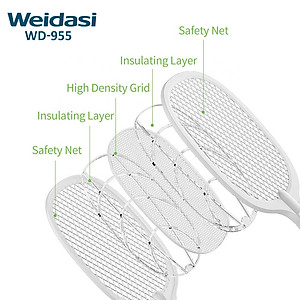 Vợt Muỗi kiêm Đèn Bắt Muỗi 2 trong 1 - Weidasi WD-955