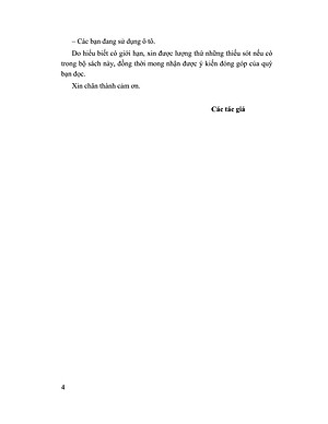 Bảo Dưỡng Ô Tô (Tái bản)