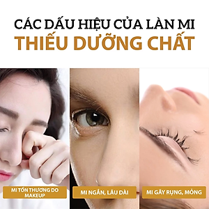 Serum dưỡng mi từ dầu nguyên chất (dừa, olive, argan) hiệu quả sau 3 tuần MILAGANICS 5ml (tuýp)