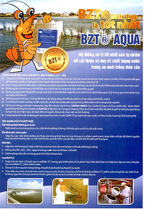 BZT AQUA xử lý nước và ổn định tảo