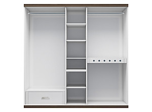 [Kèm Ảnh Thực Tế - Miễn phí vận chuyển & Lắp đặt] TỦ QUẦN ÁO GỖ CÔNG NGHIỆP CAO CẤP 5 CÁNH OHAHA - TQA039