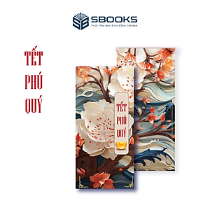 Combo 5 Cái Bao Lì Xì Thiết Kế Họa Tiết Hoa Mẫu Đơn 2025 Giấy Cứng C150 Siêu Dày Dặn - SBOOKS
