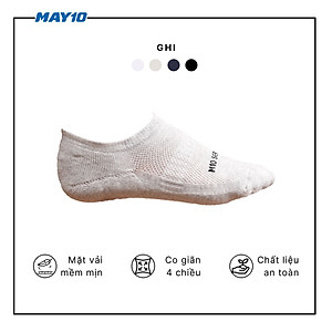 Tất- vớ nam cổ NGẮN chất liệu cotton thoáng khí May 10 mã 11050122047