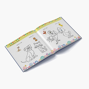 Tô màu Sáng tạo 10K - Phát triển tư duy IQ - Song ngữ Việt - Anh