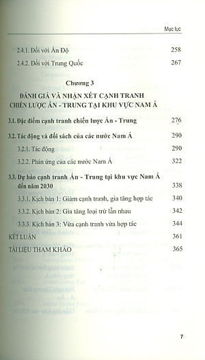 Cạnh Tranh Chiến Lược Ấn Độ - Trung Quốc Tại Khu Vực Nam Á Giai Đoạn 2000-2020 Và Dự Báo Đến 2030 (Sách chuyên khảo) - Viện Hàn lâm Khoa học Xã hội Việt Nam - Viện Nghiên cứu Ấn Độ và Tây Nam Á; TS. Trần Hoàng Long chủ biên