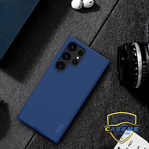 Ốp lưng cho Samsung S24 Ultra, Samsung S24 Plus, Samsung S24 hiệu NILLKIN Super Frosted Shield lưng sần viền mềm, bảo vệ camera, chống sốc, chống trơn, chống vân tay cao cấp - Hàng chính hãng.