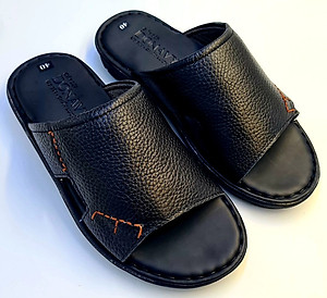 DÉP QUAI NGANG NAM DA BÒ 100%, KIỂU CHỮ E, MAY QUAI CHẮC CHẮN, BAO ĐI NƯỚC