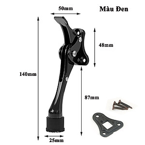 Chặn Cửa Móng Ngựa Có Lẫy Gạt KUNBE Chốt Chặn Cửa Đế Cao Su Chống Va Đập Cửa Hiệu Quả