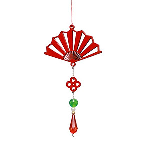 Combo 6D - Bộ 6 dây treo trang trí Tết Khai Lộc Hoàng Kim màu đỏ, trang trí mai, đào