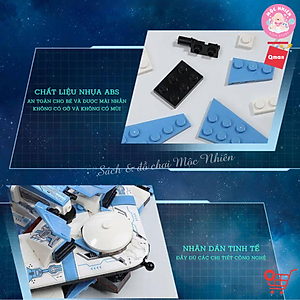 Đồ Chơi Lắp Ráp Xếp Hình Qman 41106 - Biệt Đội Tiên Phong - Máy Bay Chiến Đấu Thiên Hà