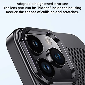 Ốp lưng tản nhiệt từ tính cho iPhone 12 / 13 / 14 Pro / 14 Pro Max hỗ trợ sạc Maqsafe & tản nhiệt hiệu Likgus Cooling Case - chống sốc cực tốt, chất liệu cao cấp, siêu tản nhiệt - hàng nhập khẩu