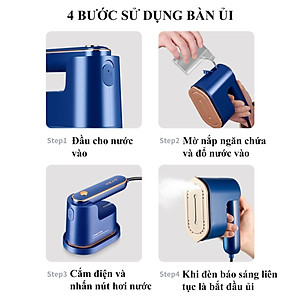 Bàn là hơi nước cầm tay mini SOKANY - SK3069B công suất 1200W ủi được cả khô cả hơi nước - Hàng chính hãng