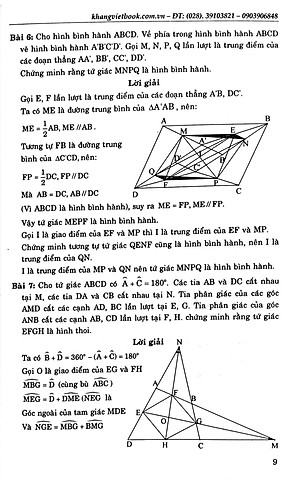 Sách Chuyên đề Bồi dưỡng học sinh khá giỏi Toán THCS phần Hình học