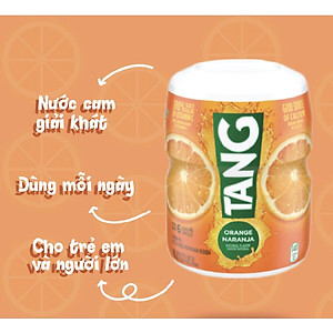Bột pha nước Cam Tang Orange Naranja Mỹ - Bổ sung vitamin c, canxi - tăng sức đề kháng, sản xuất collagen, nhanh lành, chống oxy hóa - QuaTangMe Extaste