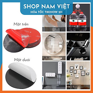 Miếng Dán 2 Mặt VHB Xám Siêu Dính Dán Camera Hành Trình, Phụ Kiện Oto - Hàng Chính Hãng