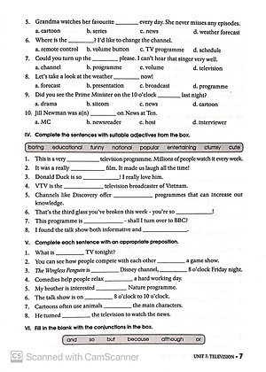 Sách Bài Tập Tiếng Anh 6 Tập 2 (Không Đáp Án)