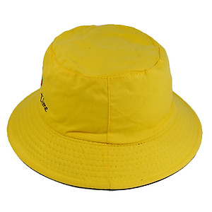 Mũ bucket nam nữ thời trang đội được 2 mặt độc đáo Summer Time thêu hình quả dâu tây đẹp mắt