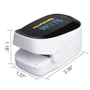 Máy Đo Nồng Độ Oxy Trong Máu và Nhịp Tim Dạng Kẹp Ngón Tay KINGTECH PULSE SPO2 - Hàng Chuẩn