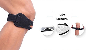 Đai bảo vệ đầu gối AOLIKES A-7918 đệm silicone hỗ trợ xương bánh chè Magnetic Knee Support Belt