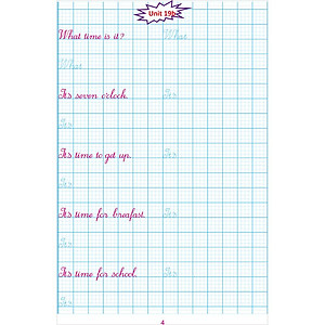 Sách Luyện Viết Tiếng Anh Trình Bày Trên Giấy Ô Li Dành Cho Học Sinh Lớp 4 Tập 2