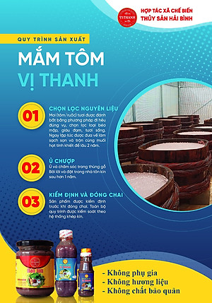 Mắm Tôm Vị Thanh loại Đặc Biệt, thơm ngon, sạch sẽ, ủ chượp lên men tự nhiên từ tôm biển tươi cùng muối tinh khiết trong thùng gỗ, không chất bảo quản