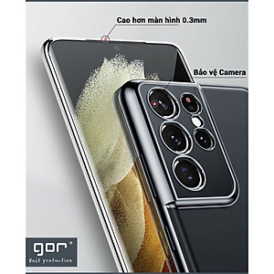 Ốp Lưng Silicon TPU trong suốt GOR cho Samsung Galaxy S22/ S22 Plus/ S22 Ultra- Hàng Chính Hãng