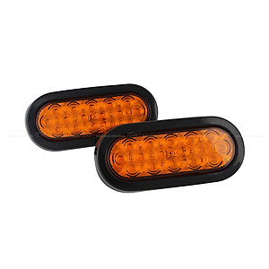Combo 2 Đèn Led Hình Oval Xe Tải VIAIR VI-019 12V Màu Vàng