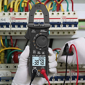 Đồng hồ, ampe kìm ABG zoyi ZT-QS9 đo điện vạn năng kỹ thuật số TRMS 6000 số đếm, bộ kẹp khởi động kỹ thuật số, đo dòng điện AC/DC, đo chống nhiễu