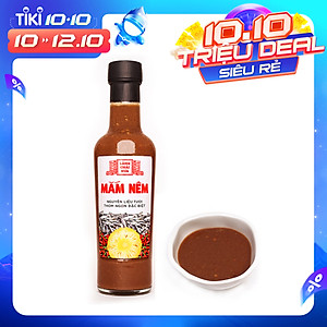 Đặc Sản Phan Thiết - Mắm Nêm Pha Sẵn Cao Cấp Làng Chài Xưa, Nguyên Liệu Tươi, Thơm Ngon Đặc Biệt, Chai Thủy Tinh 300G