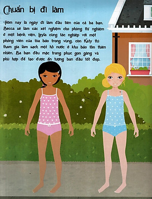 Sách Dán Hình Sáng Tạo Trang Phục Búp Bê - Công Việc Mơ Ước