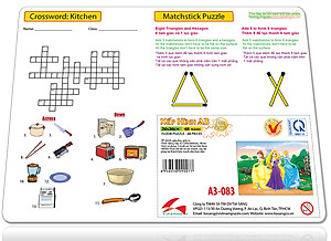 Xếp hình Tia Sáng Công chúa cổ tích  (48 Mảnh Ghép) - Tặng kèm câu đố mặt sau cho bé