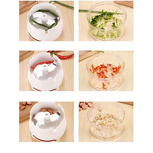 Dụng cụ cắt tỏi, máy băm tỏi rau củ thức ăn nhỏ gọn dễ sử dụng