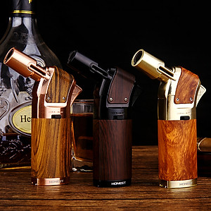 Vỏ Hộp Quẹt Bật Lửa Gas Honest BCH-538 Khò Mỏ Vịt 1 Tia Kèm Đục, Có Nút Chình To/Nhỏ Lửa - Nhiều Màu