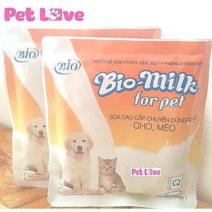 1 hộp (15 gói) sữa dinh dưỡng cho chó mèo Bio milk for pet