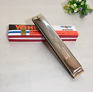 Kèn Harmonica Tremolo Suzuki Winner 24