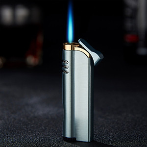 Vỏ Hột Quẹt Bật Lửa Khò 1 Tia Focus WF002 Đẹp Độc Lạ Lửa Khò Mạnh Mẽ - Dùng Gas Cao Cấp