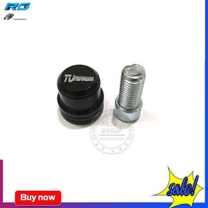 Ốc Gắn Chân Gương Cho Xe Máy Đủ Màu Kèm Ốc 10 ly Thuận Ngược 