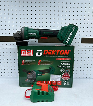 MÁY MÀI GÓC SỬ DỤNG PIN 21V (CHÂN PIN PHỔ THÔNG) 100mm DEKTON M21-AG100BTV - HÀNG CHÍNH HÃNG