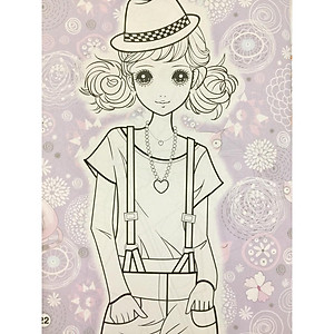 Sách Tô Màu Công Chúa Xinh Đẹp - Công Chúa Nhạc Pop