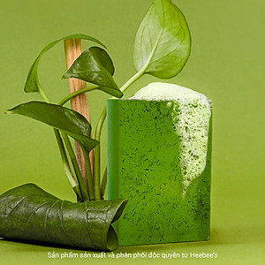 Xà Bông Tắm Thuần Chay Cao Cấp Lá Trầu Không Heebee's Sạch Khuẩn, Ngăn Ngừa Vi Khuẩn, Giảm Mụn Lưng, Giảm Sần 100G